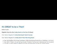 Tablet Screenshot of cosbytitanband.org